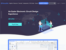 Tablet Screenshot of easyeda.com